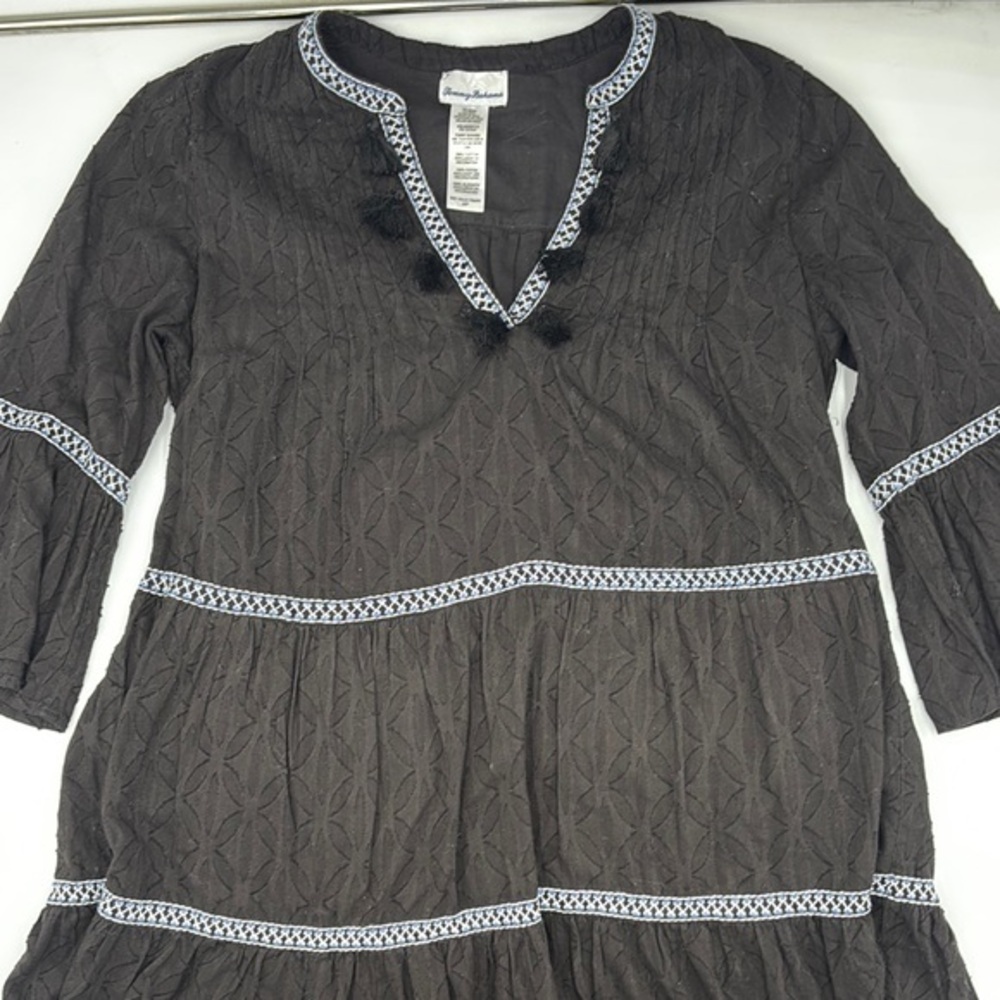 Tommy Bahama Cotton Clip Embroidered Coverup Dress